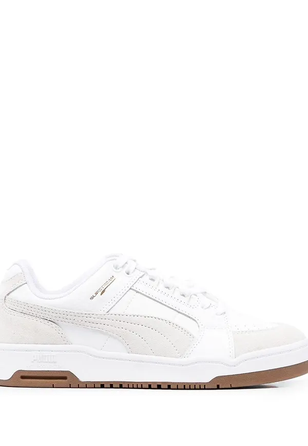 PUMA låga sneakers med panel - Vit