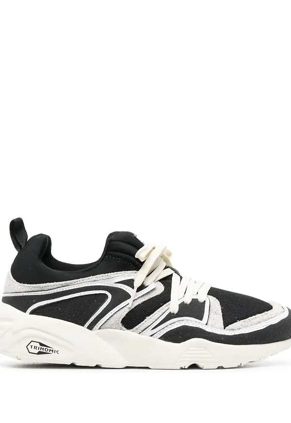 PUMA låga tvåfärgade sneakers - Svart