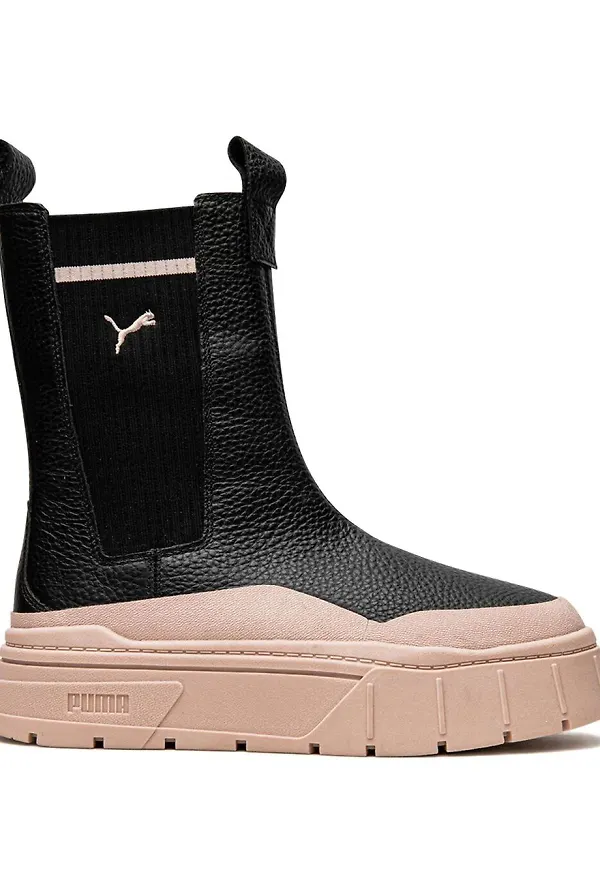 PUMA Mayze Stack Chelsea-boots - Svart