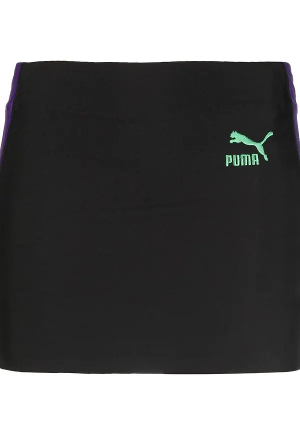 PUMA minikjol med brodyr - Svart