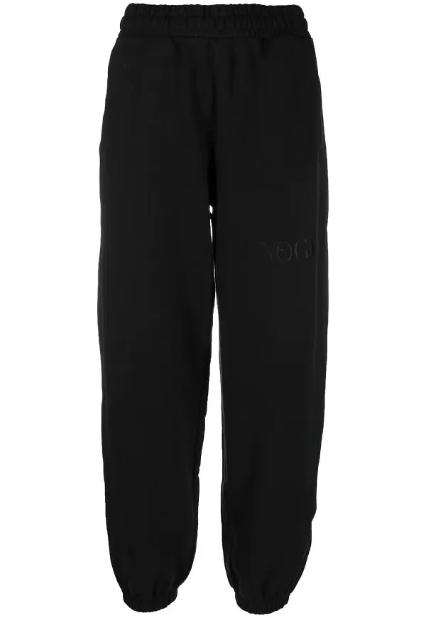 PUMA mjukisbyxor med elastisk midja - Svart