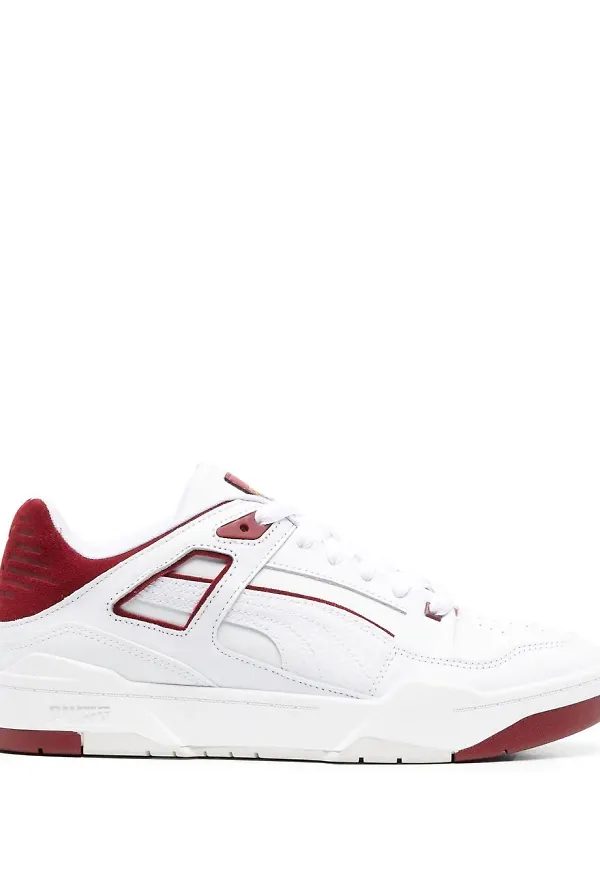 PUMA Nimbus låga lädersneakers - Vit