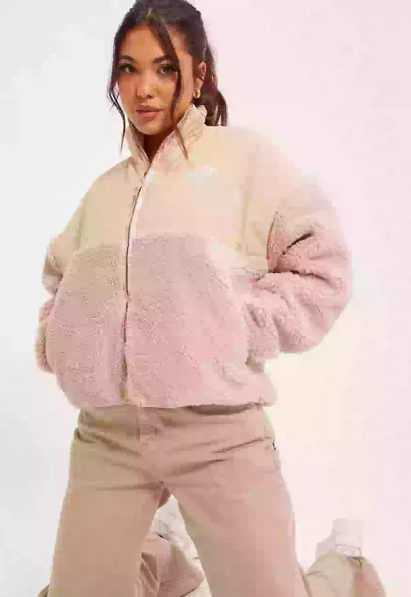 Puma Sherpa Jacket Fleecejackor Pink