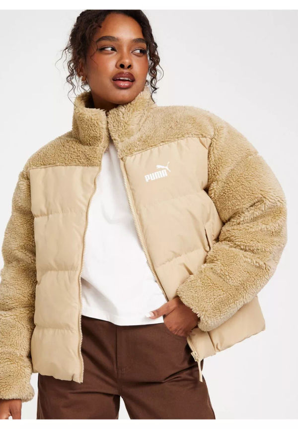 Puma Sherpa Puffer Vårjackor & Höstjackor Beige