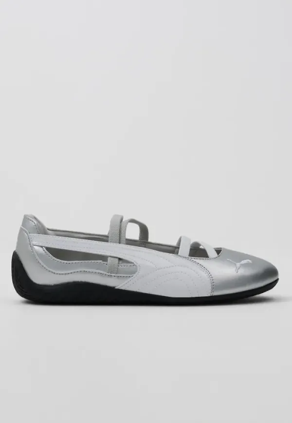 Puma - Silver - Speedcat Ballet Metallic Wns
