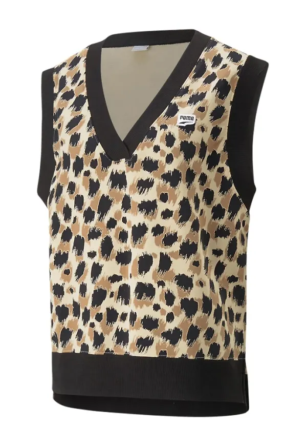 Puma Sleeveless Tops Beige, Dam