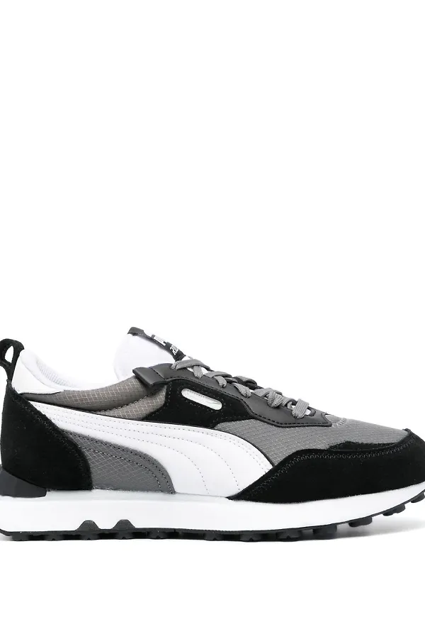 PUMA sneakers med logotypmärke - Svart