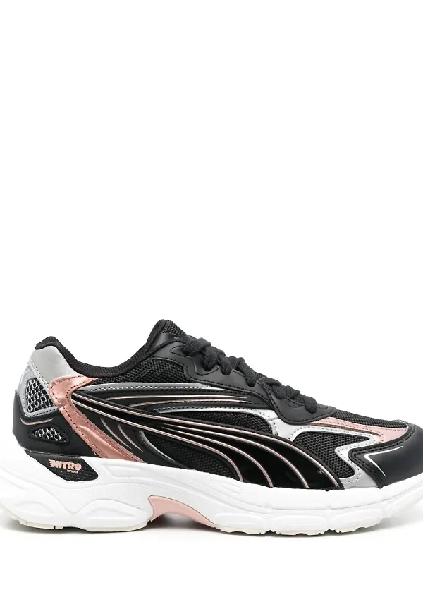 PUMA sneakers med panel - Svart