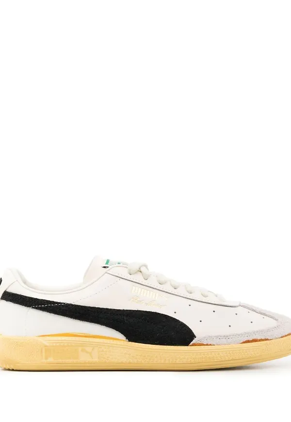 PUMA sneakers med panel - Vit