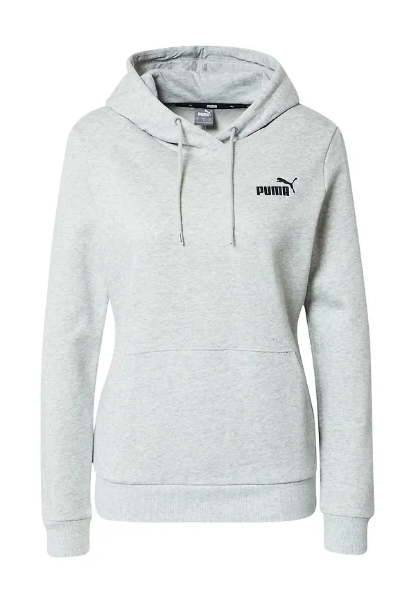 PUMA Sport sweatshirt gråmelerad / svart