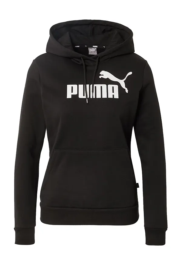PUMA Sport sweatshirt svart / vit