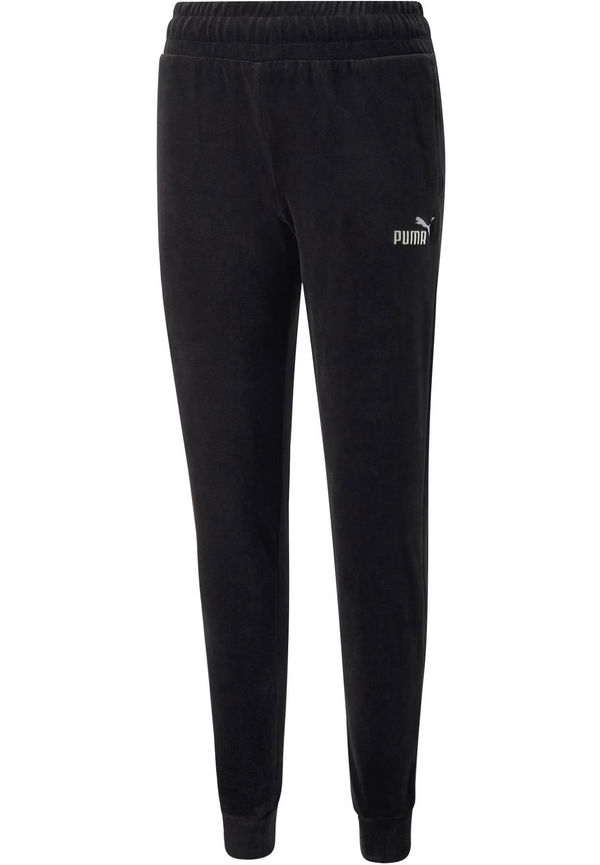 PUMA Sportbyxa grå / svart
