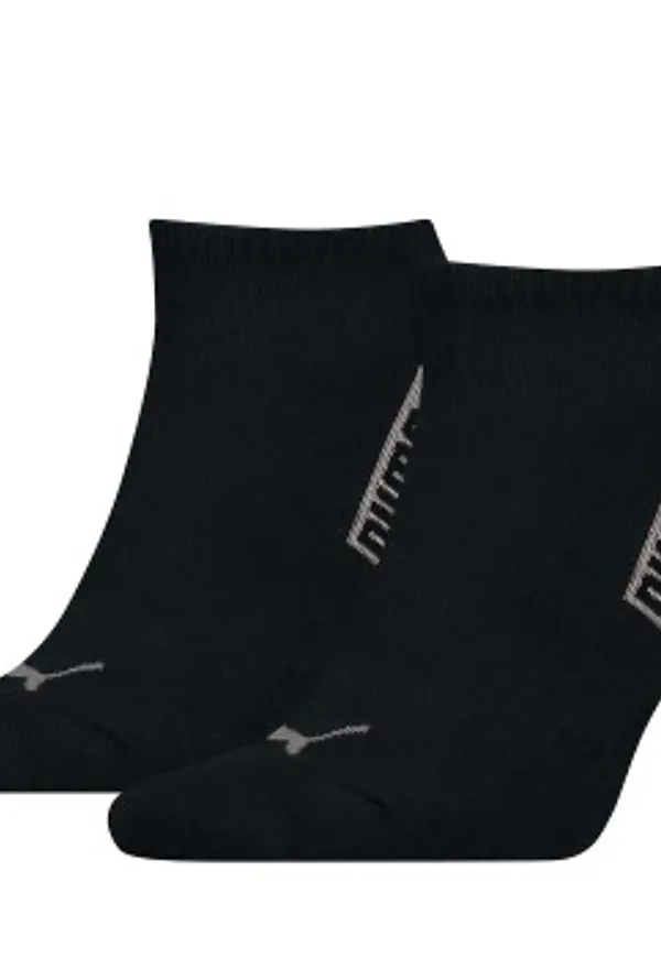 Puma Strumpor 2P Men Logo Block Sneaker Socks Svart/brun Strl 43/46 Herr