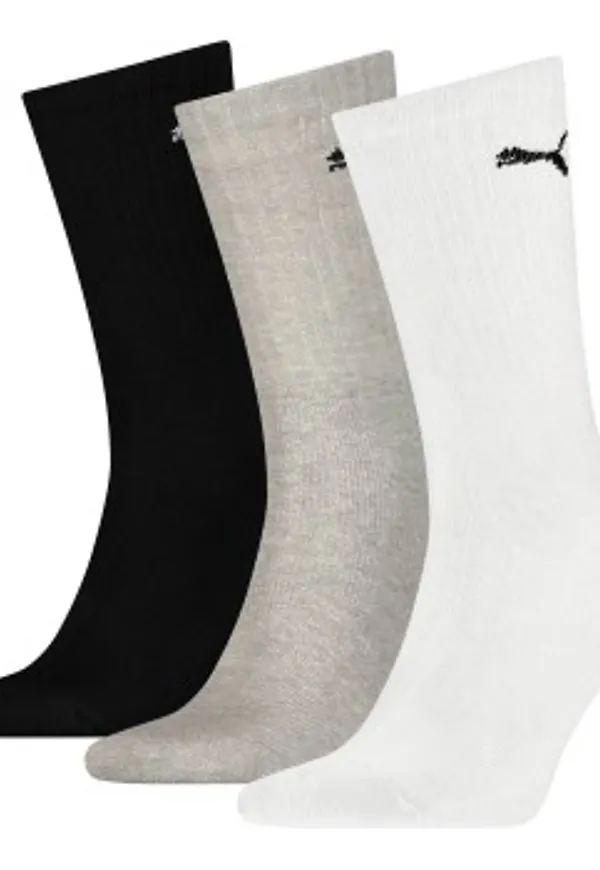 Puma Strumpor 3P Sport Crew Socks Grå/Svart Strl 47/49
