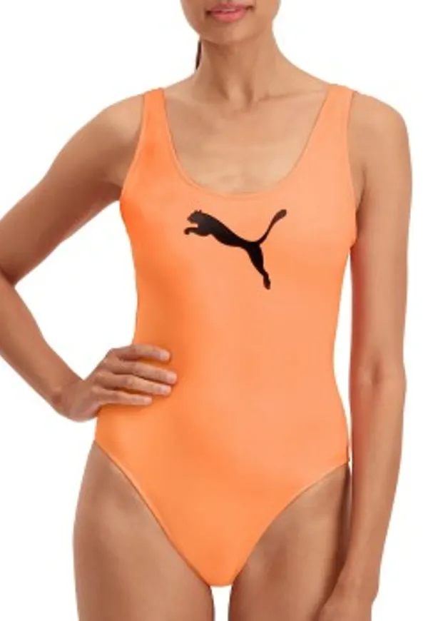 Puma Swimsuit Orange X-Small Dam