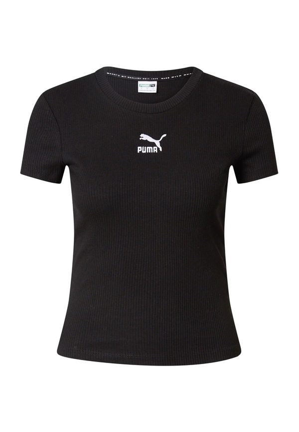 PUMA T-shirt svart / vit