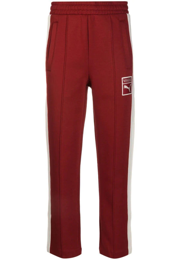 PUMA trackpants med logotyp - Röd