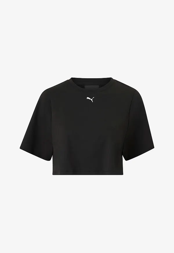 Puma - Träningstopp W Cloudspun Mesh Tee - Svart