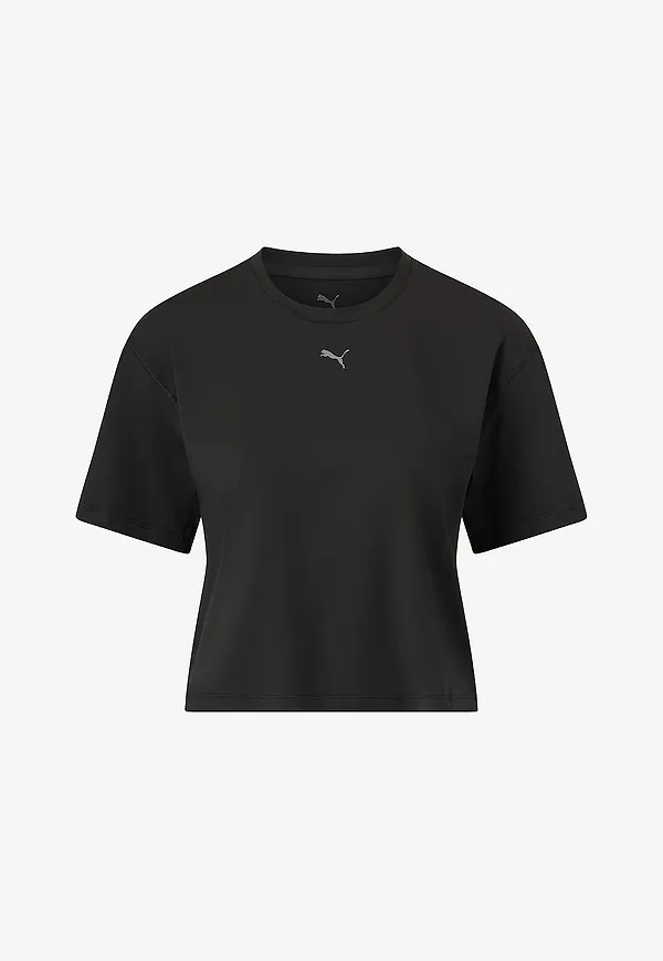 Puma - Träningstopp W Cloudspun Relaxed Tee - Svart