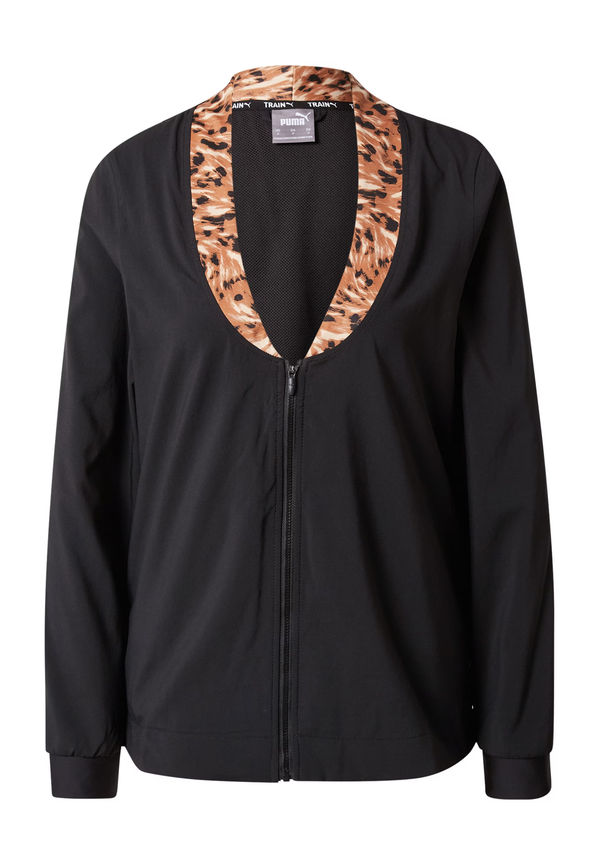 PUMA Träningsjacka 'Safari' kräm / pueblo / svart