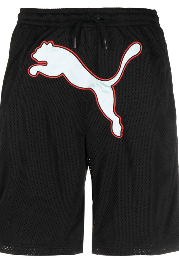 PUMA x Dua Lipalogo basketshorts - Svart