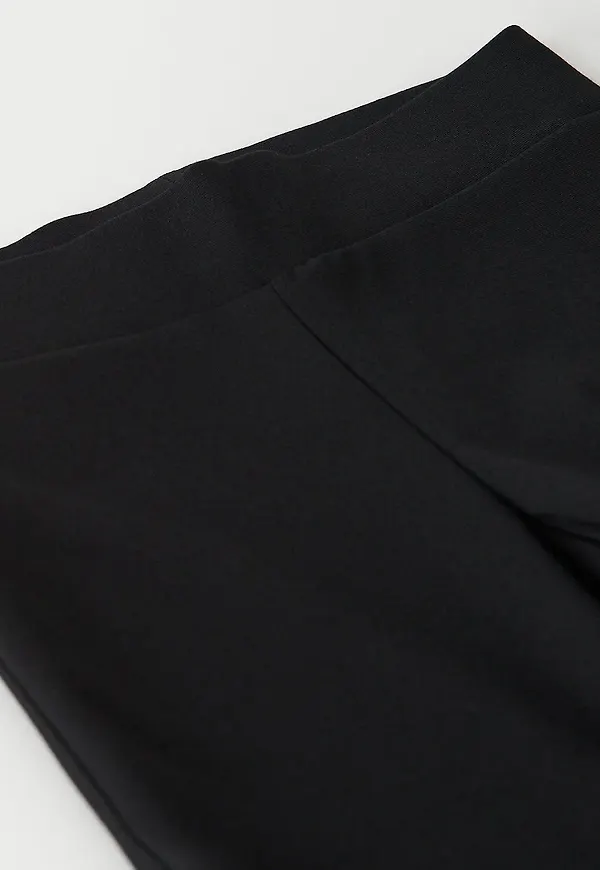Gina Tricot - Punto di roma leggings - leggings - Svart - XXS - Dam