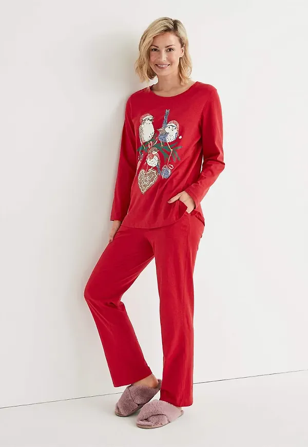 Pyjamas med julmotiv