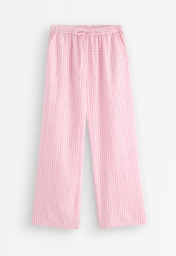 Pyjamasbyxor i bäckebölja med längre ben