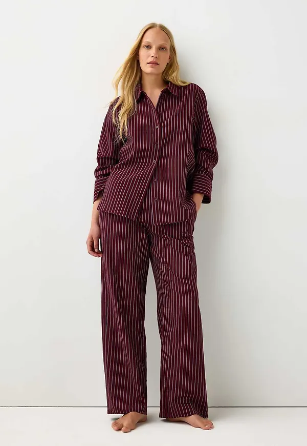 Pyjamasbyxor i bomull