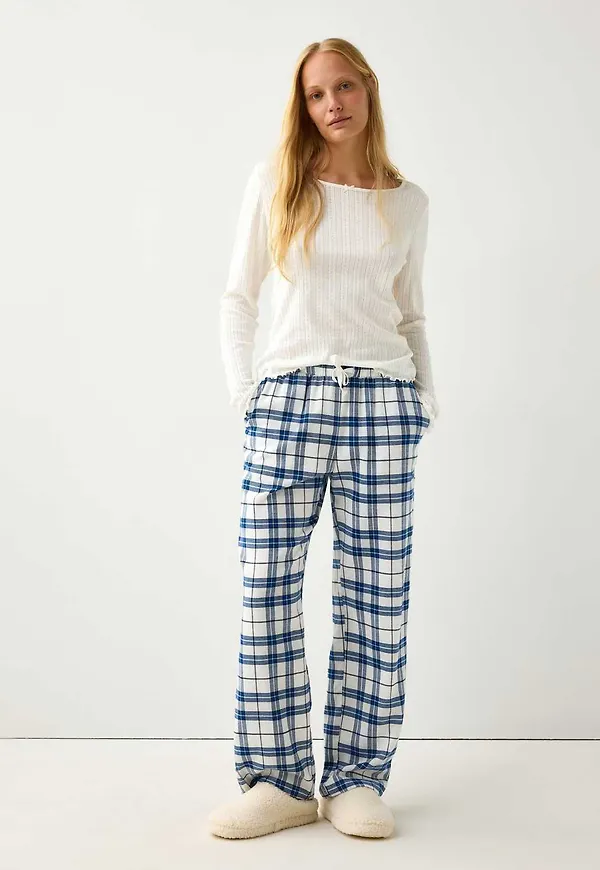 Pyjamasbyxor i flanell
