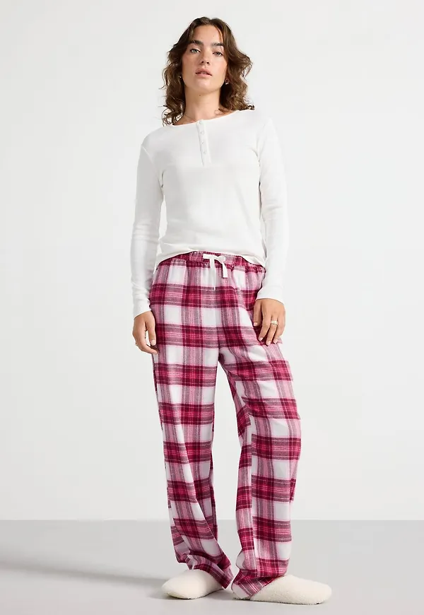 Pyjamasbyxor i flanell
