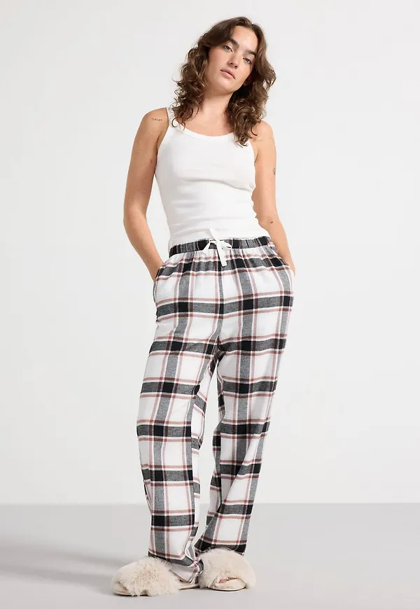 Pyjamasbyxor i flanell