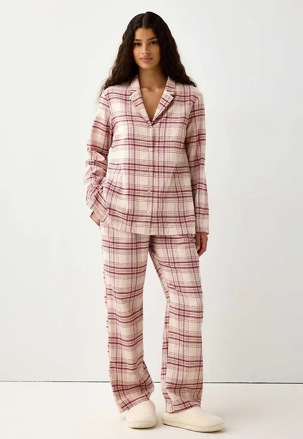 Pyjamasbyxor i flanell