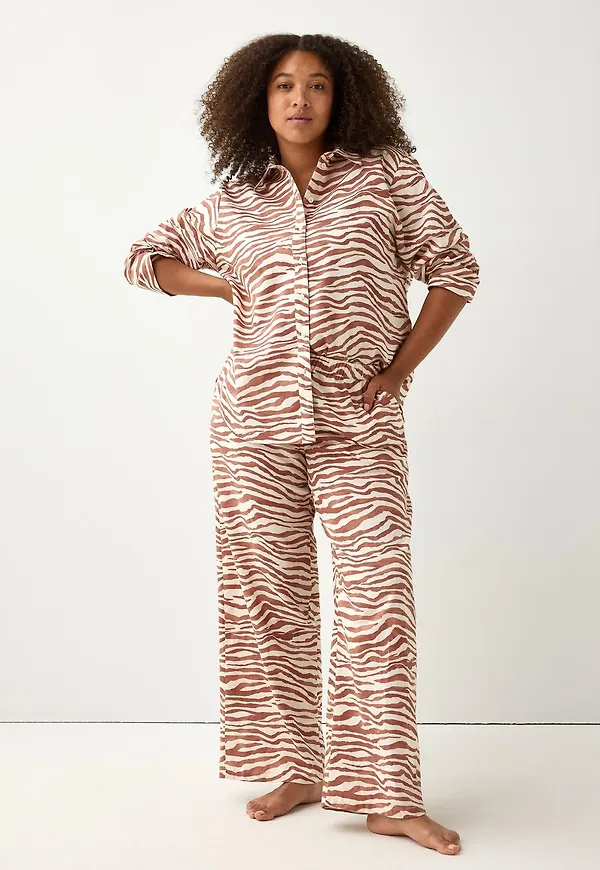 Pyjamasbyxor i bomull