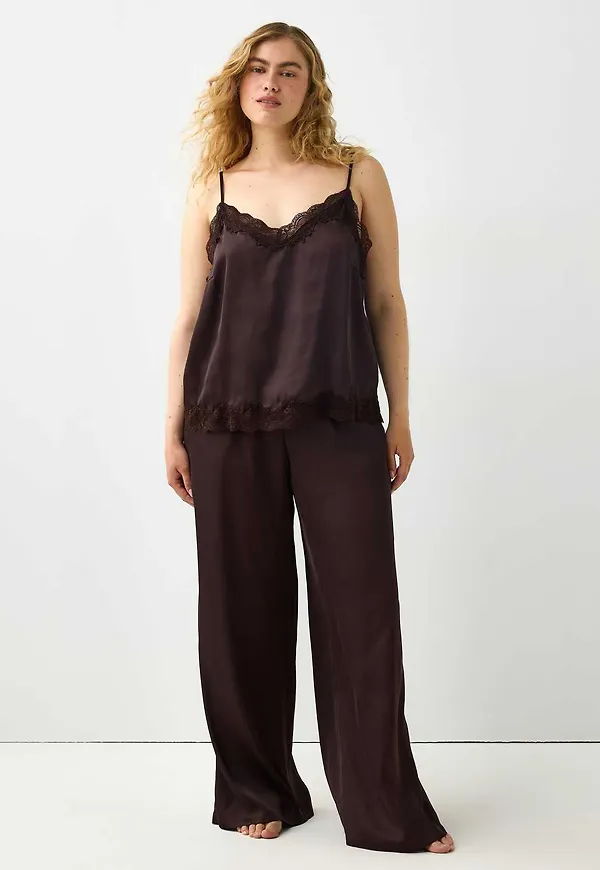 Pyjamasbyxor i satin