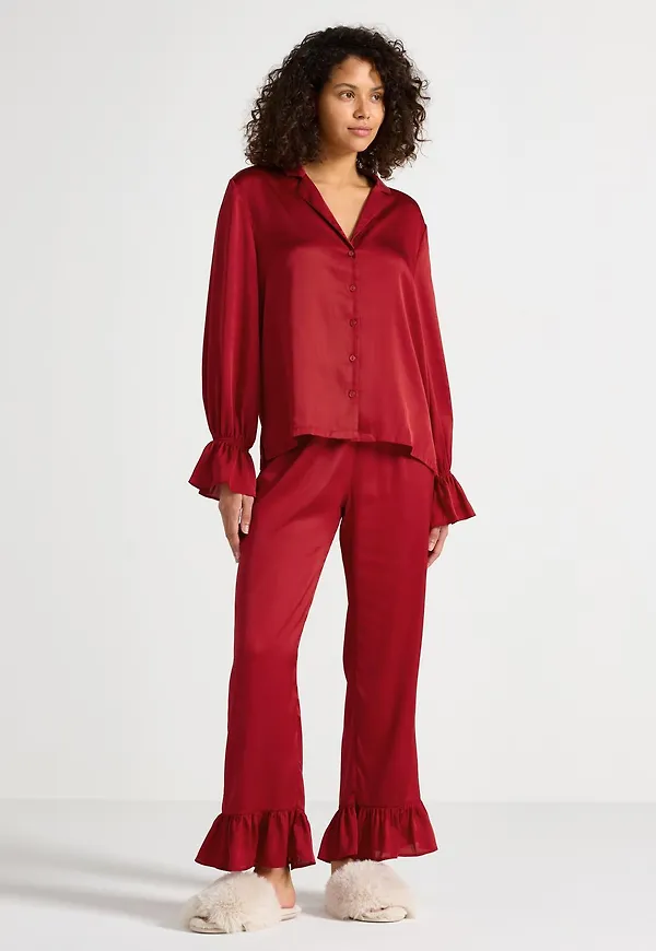 Pyjamasbyxor i satin