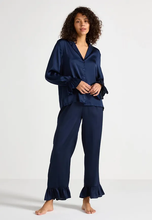 Pyjamasbyxor i satin