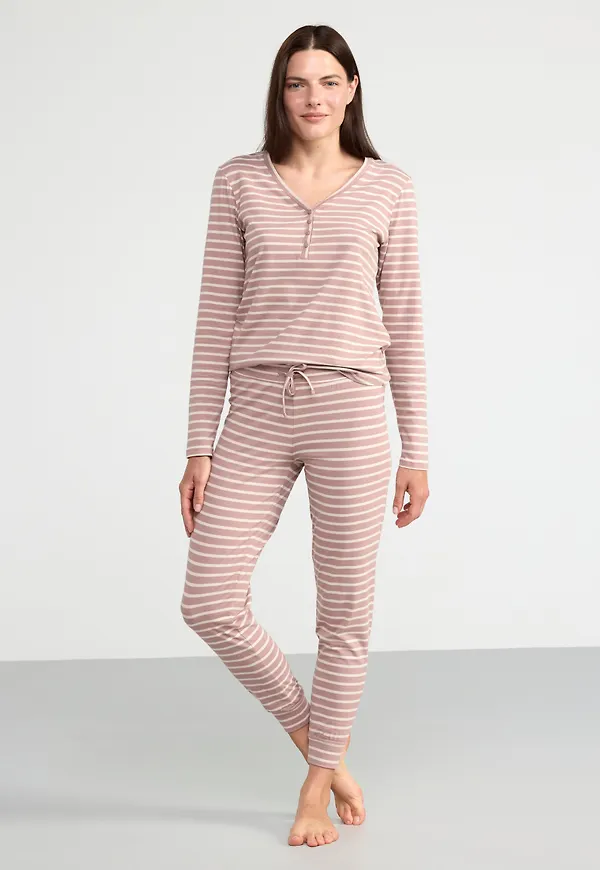 Pyjamasset i mjuk trikå