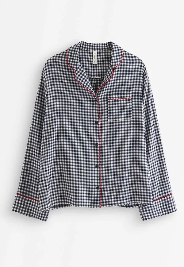 Pyjamasskjorta i flanell