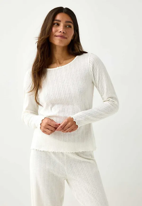 Pyjamastopp i pointelle