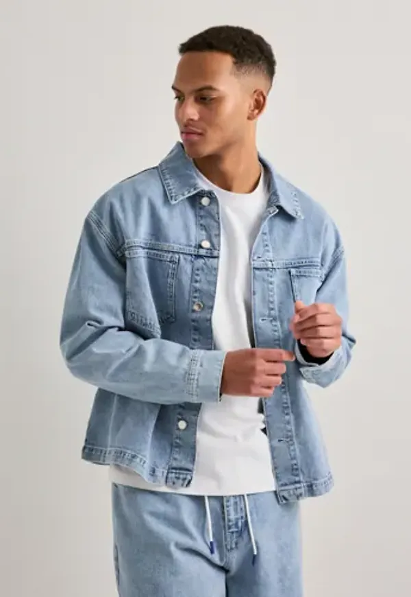 Que Sera Sera Dean Denim Jacket Jeansjackor Blå
