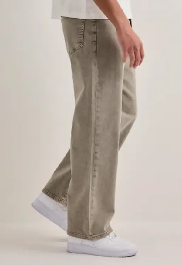 Que Sera Sera Luke Loose denim Loose fit jeans Brun