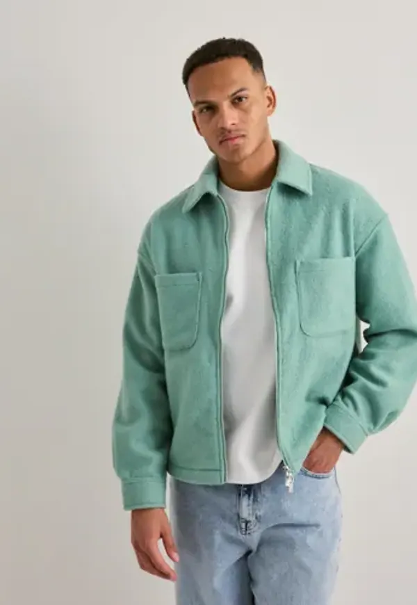 Que Sera Sera Ozzy Overshirt Overshirts Grön