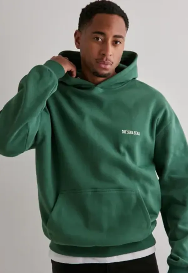 Que Sera Sera Virgil Hoodie Hoodies Grön