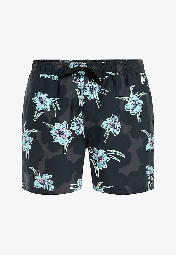Quiksilver - Badshorts Everyday Straight Volley 15 - Svart