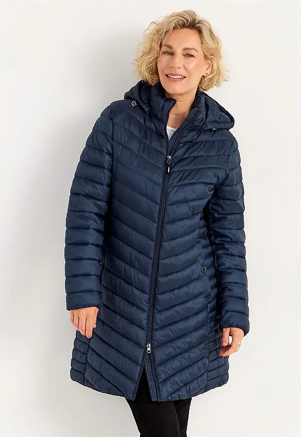 Quiltad lättviktsjacka