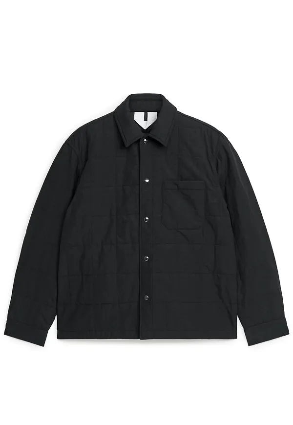 Quilted Shirt - Black