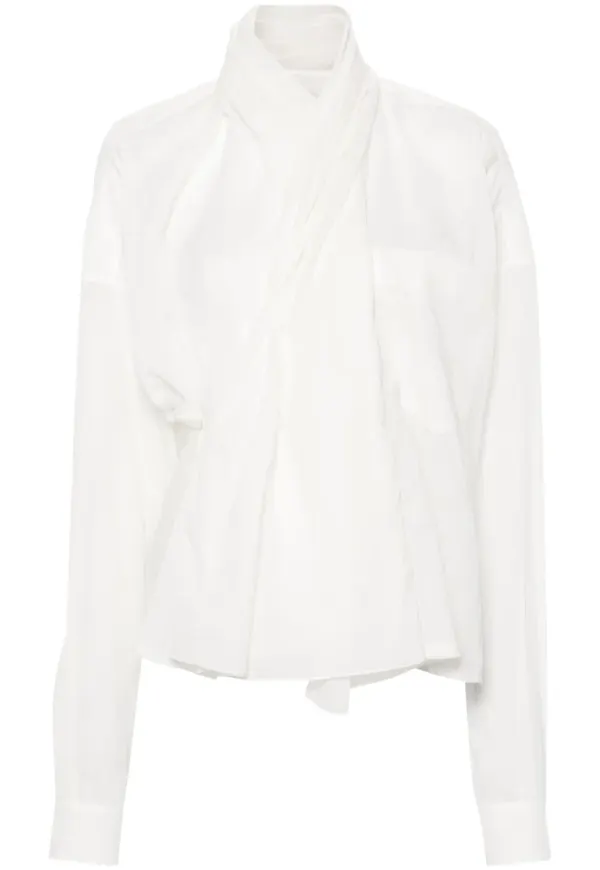 QUIRA Wrap B-Up skjorta - Vit