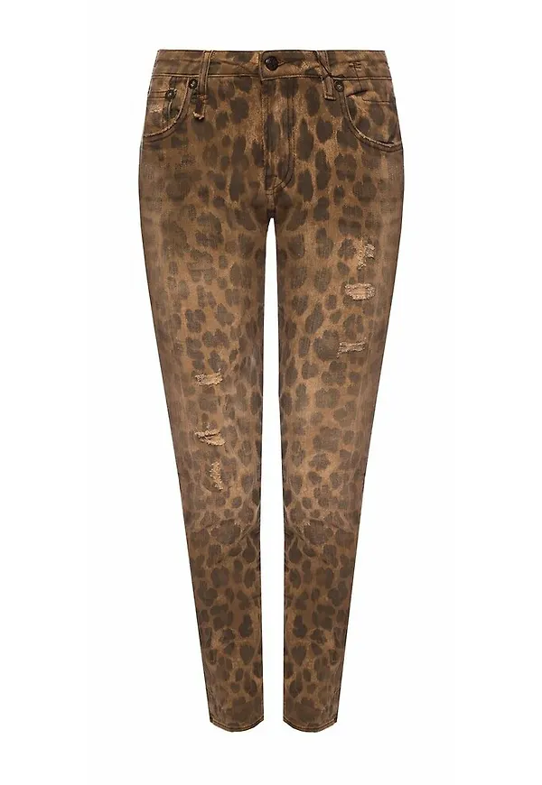 R13 - Skinny Jeans - Brun - Dam - Storlek: W25,W27,W28