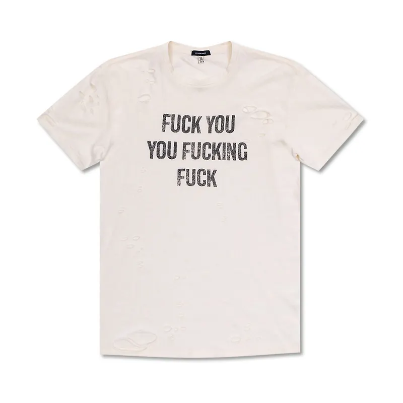R13 - T-shirts - Beige - Dam - Storlek: L,S